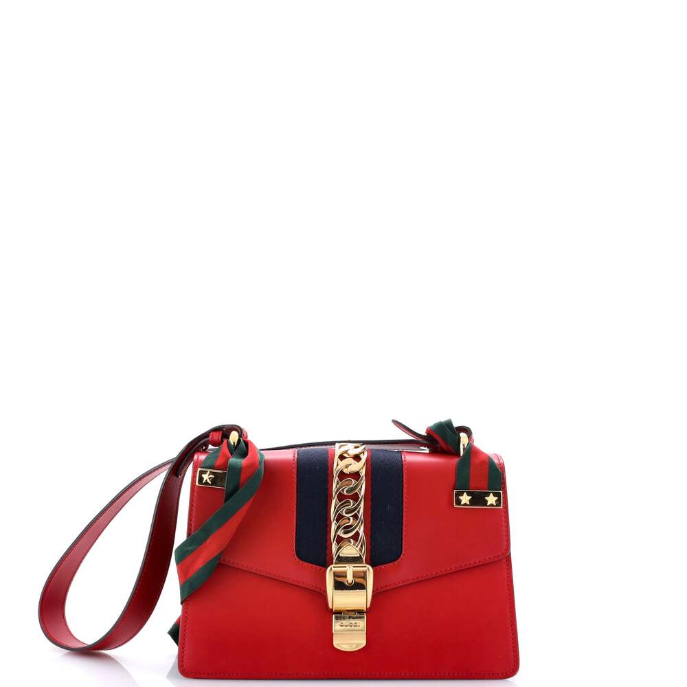 Gucci Sylvie Shoulder Bag Leather Small #347538G10B